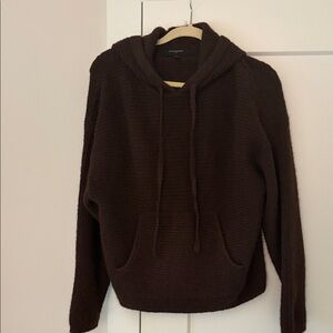 Banana Republic Chocolate Brown Hooded Sweater